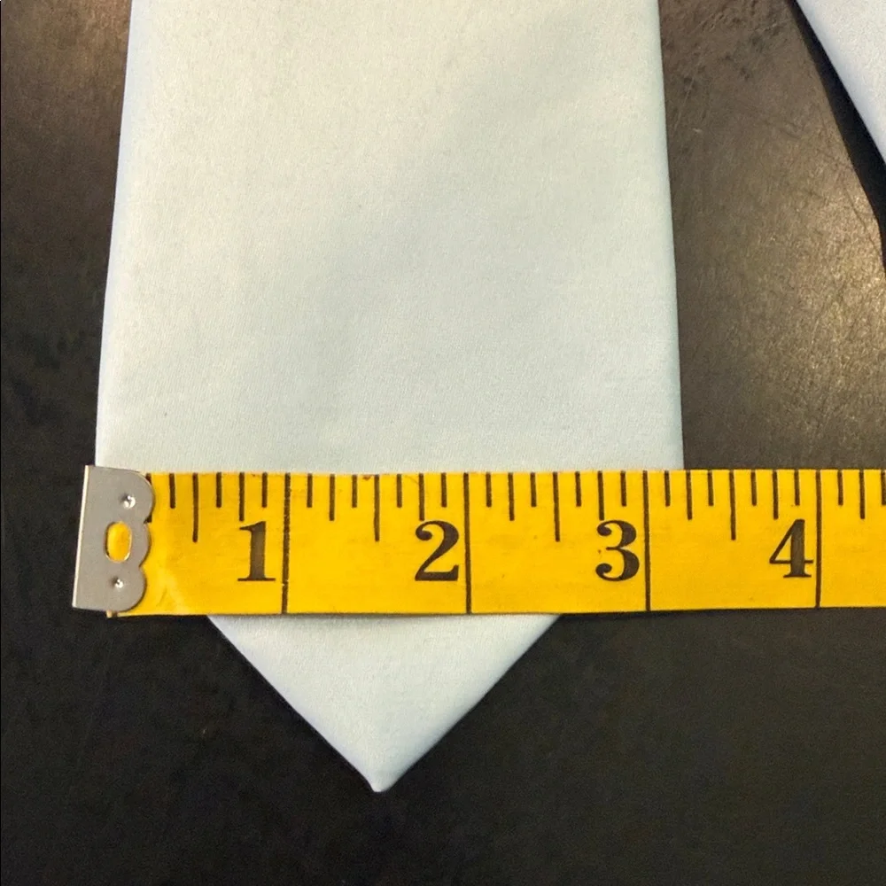 JACOB ALEXANDER Light Blue Men's Tie